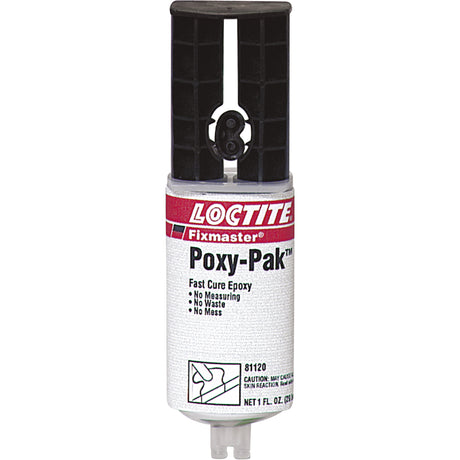 Fixmaster® Fast Cure POXY PAK™ Adhesive, 92 g, Syringe, Two-Part, Translucent