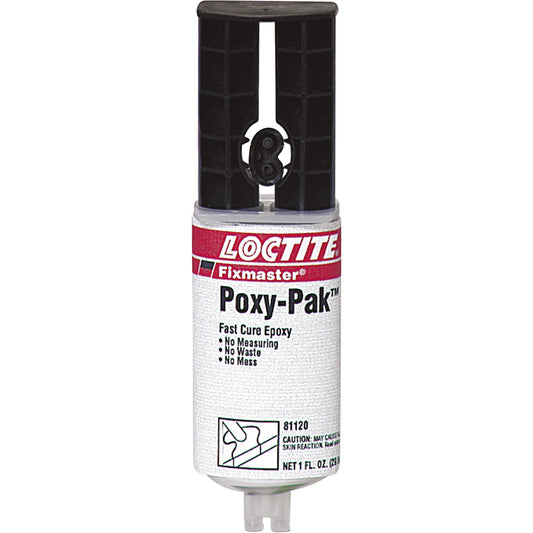 Fixmaster® Fast Cure POXY PAK™ Adhesive, 92 g, Syringe, Two-Part, Translucent