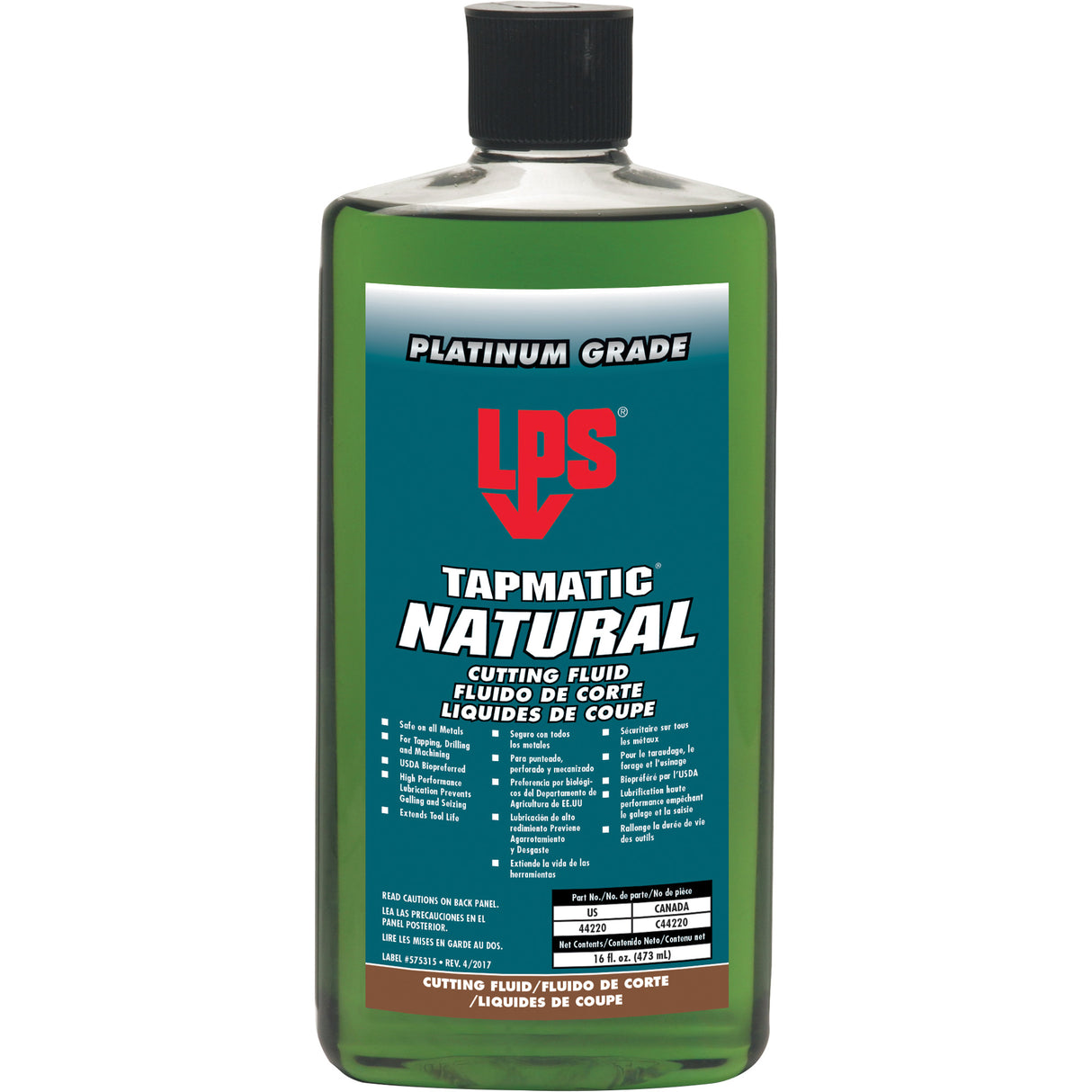 Tapmatic® Natural Cutting Fluids, 16 oz.