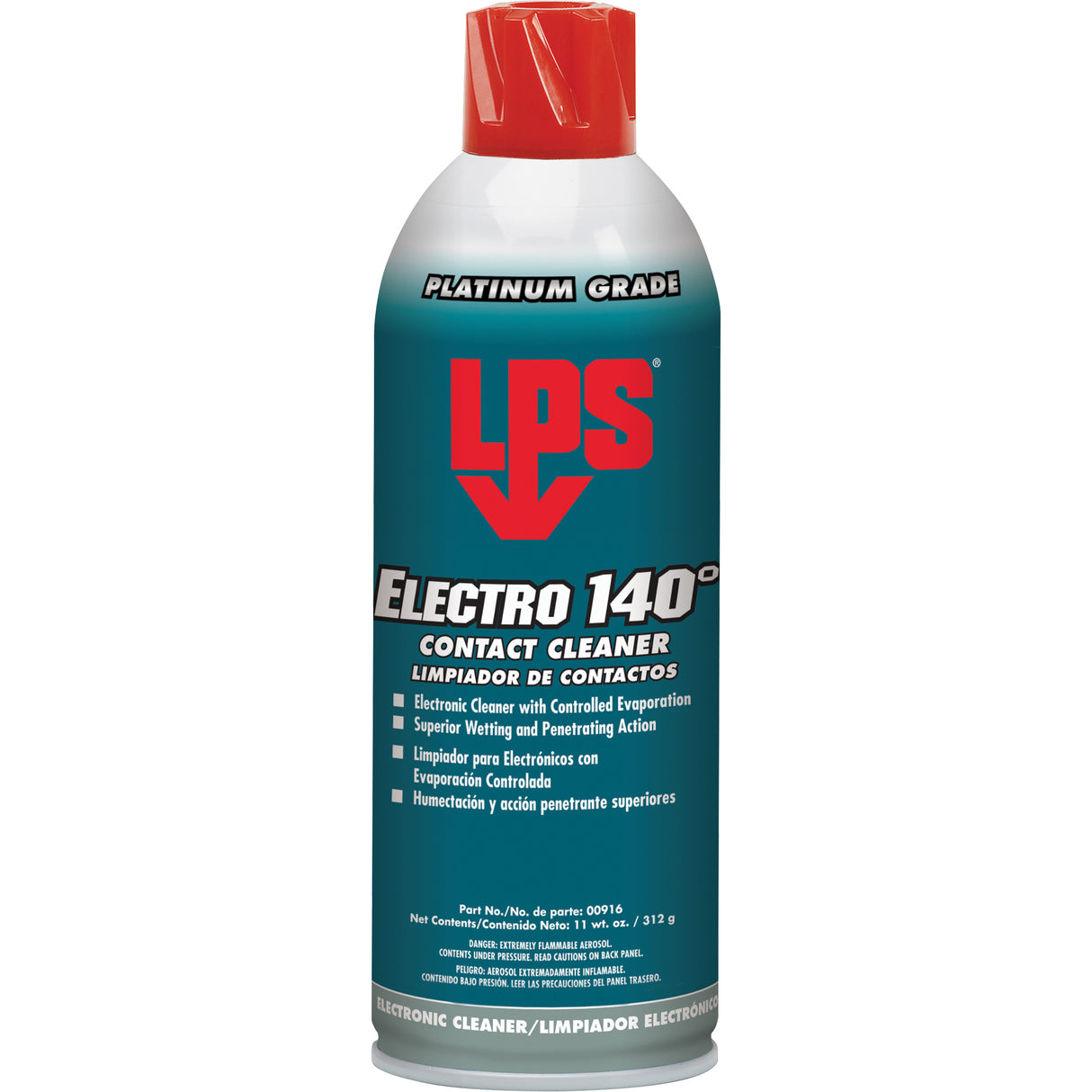 Electro 140° Contact Cleaner, Aerosol Can