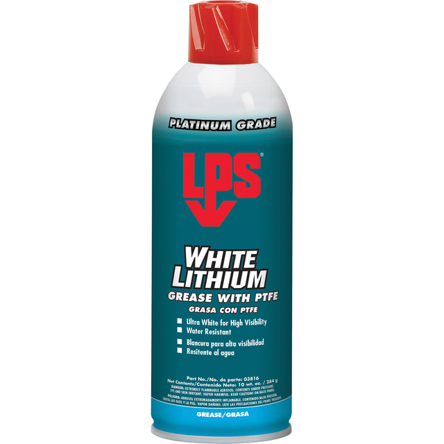 White Lithium Grease With PTFE, Aerosol Can