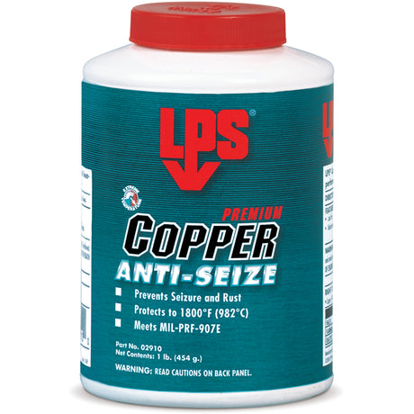 Copper Anti-Seize, 1/2 lbs., Bottle, 1800°F (982°C) Max Temp.