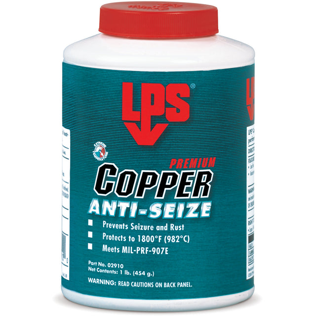 Copper Anti-Seize, 1/2 lbs., Bottle, 1800°F (982°C) Max Temp.
