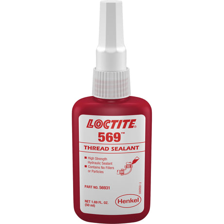 569 Hydraulic Thread Sealant, Bottle, 50 ml, -54° C - 149° C/-65° F - 300° F