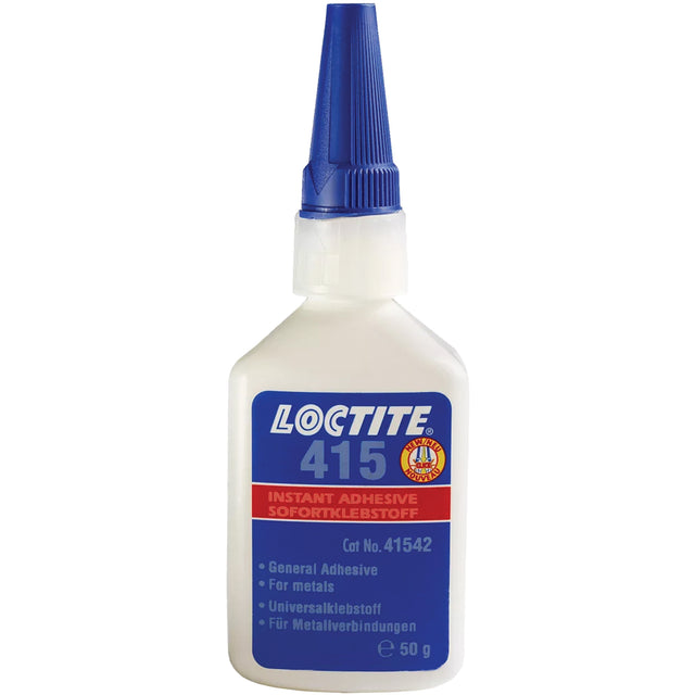 415 Super Bonder® Adhesive, Clear, Bottle, 1 oz.