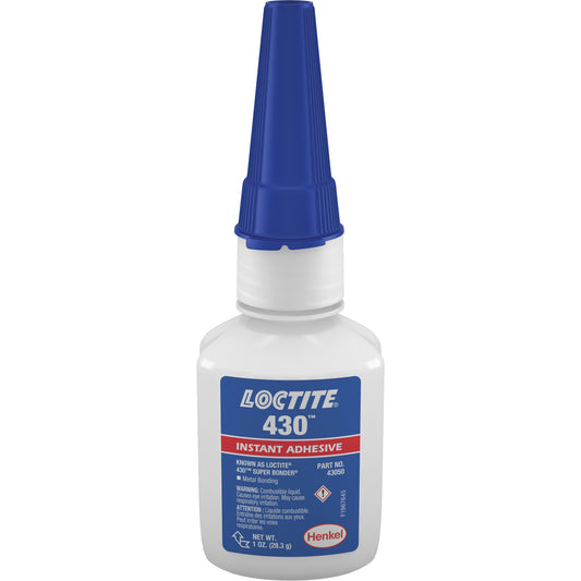 422 Super Bonder Adhesive, Clear, Bottle, 1 fl. oz.