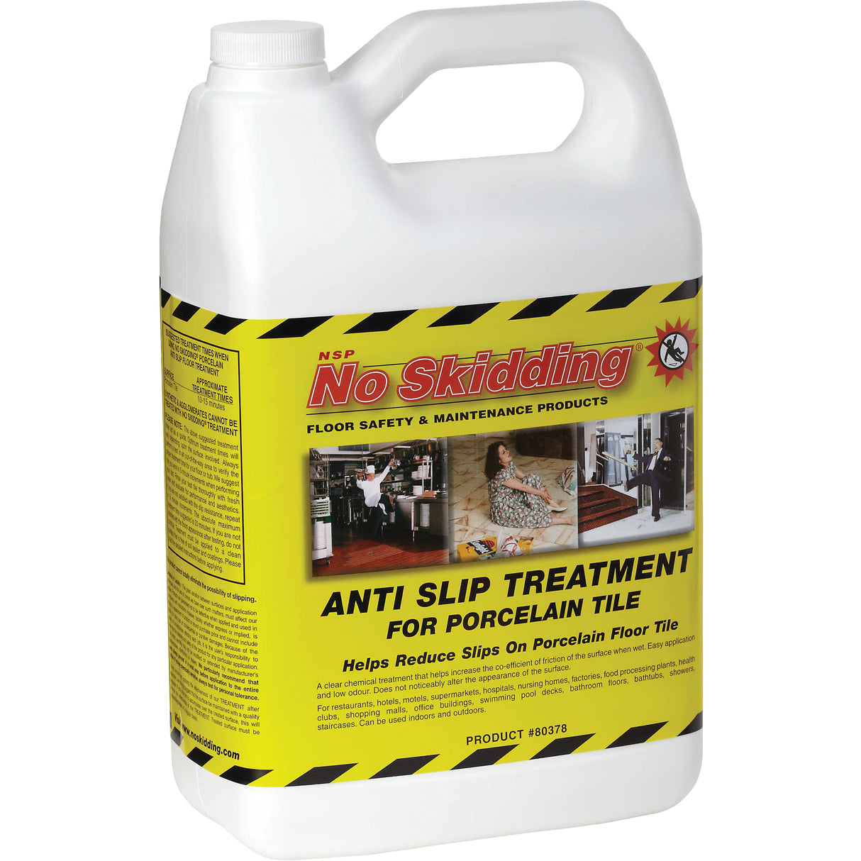 No Skidding® Anti-Slip Treatment for Porcelain Tile, Jug, Clear