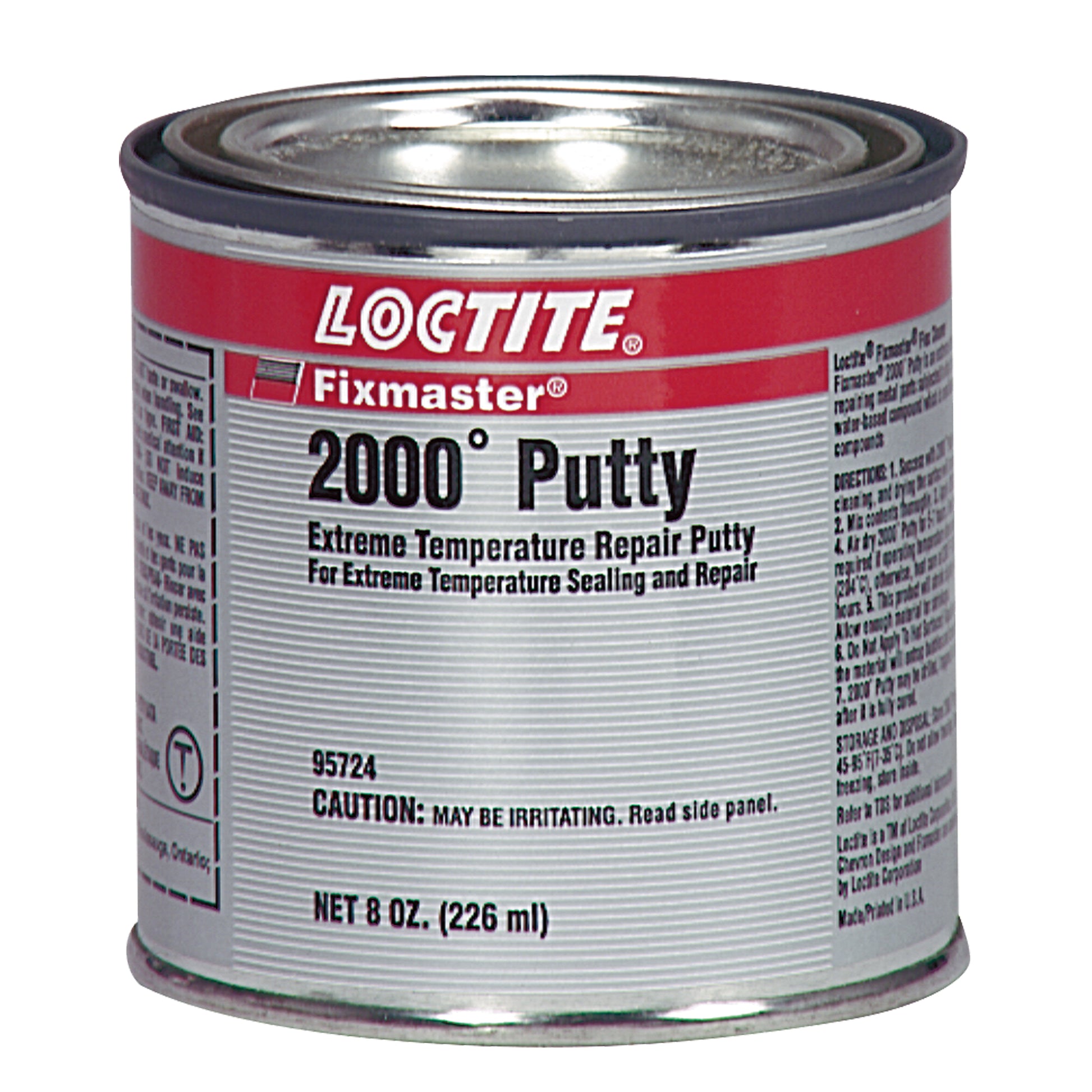 Fixmaster® 2000° Putty, 8 oz., Cartridge, Silver