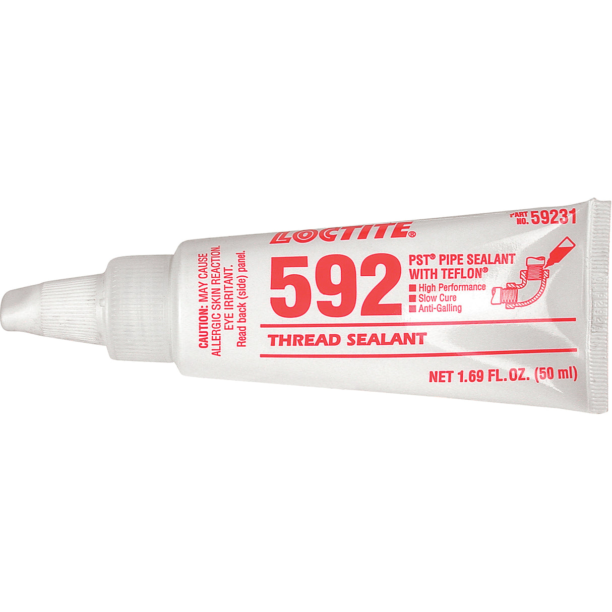 Thread Sealant 592 PST™ Slow Cure, Tube, 50 ml, -53.88° C - 204° C/-65° F - 400° F
