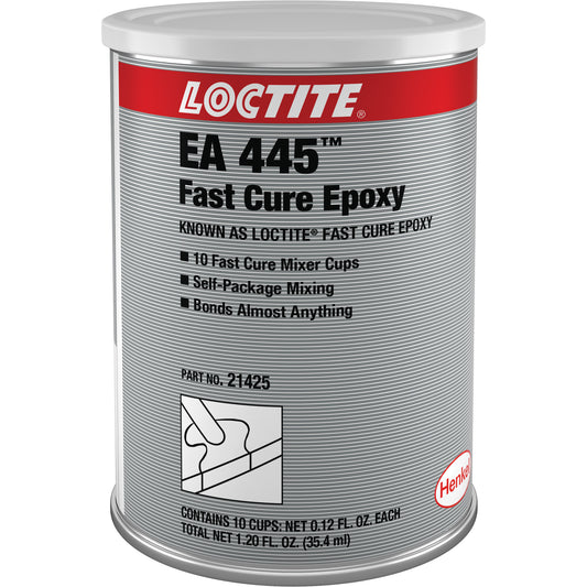 Fixmaster® Fast Cure Adhesive Mixer Cups, 10 x 1 oz., Kit, Two-Part, Grey
