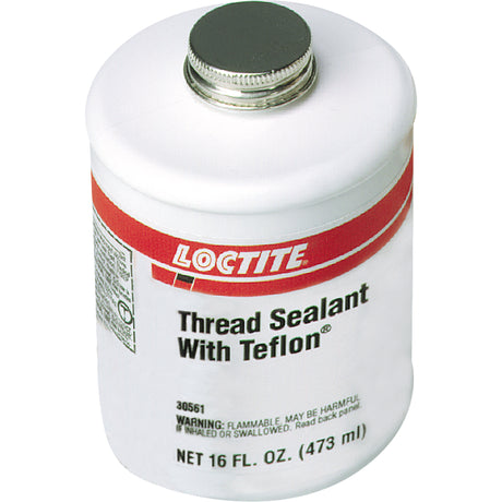 Thread Sealant with PTFE, Brush-Top Can, 473 ml, -51° C - 149° C/-59.8° F - 300.2° F