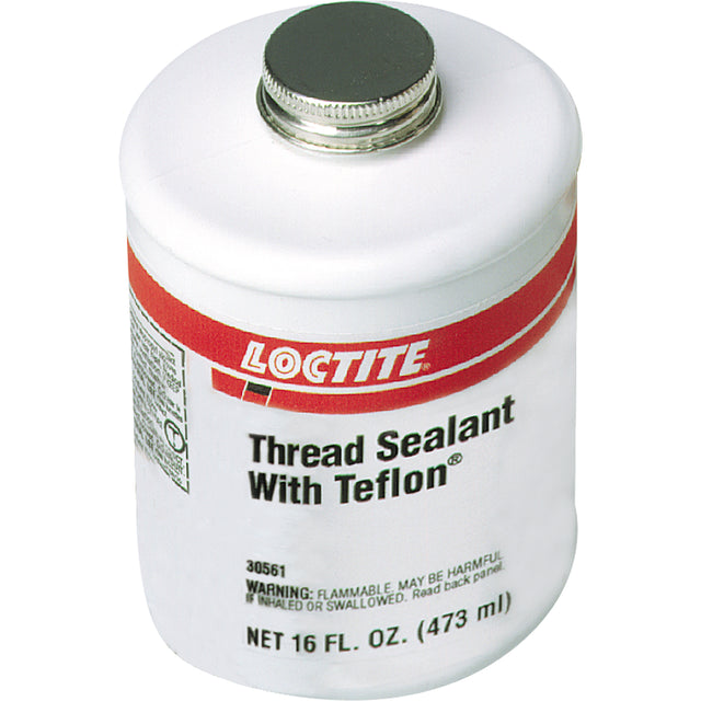 Thread Sealant with PTFE, Brush-Top Can, 473 ml, -51° C - 149° C/-59.8° F - 300.2° F