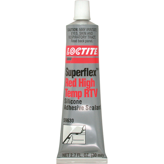 Superflex™ High Temp RTV Silicone Adhesive Sealant, Tube, Red
