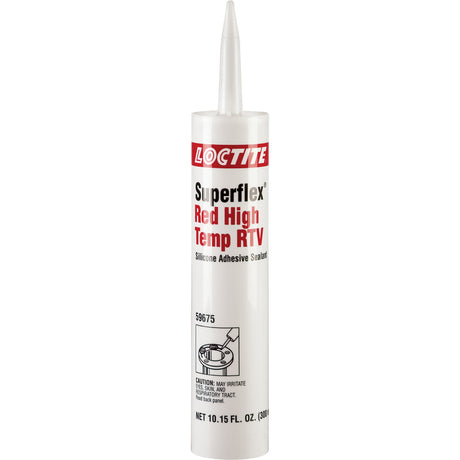 Superflex™ High Temp RTV Silicone Adhesive Sealant, Cartridge, Red
