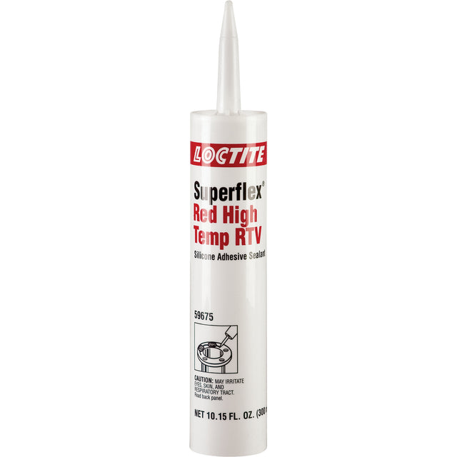 Superflex™ High Temp RTV Silicone Adhesive Sealant, Cartridge, Red