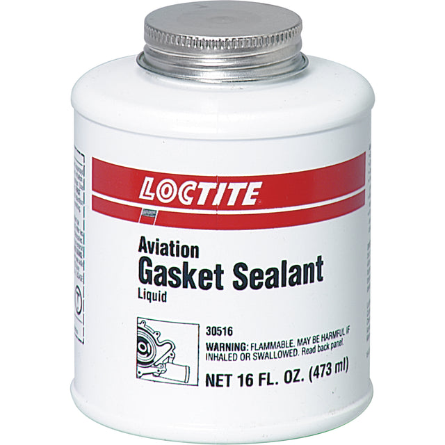 Aviation Gasket Sealant, Brush Can, Brown