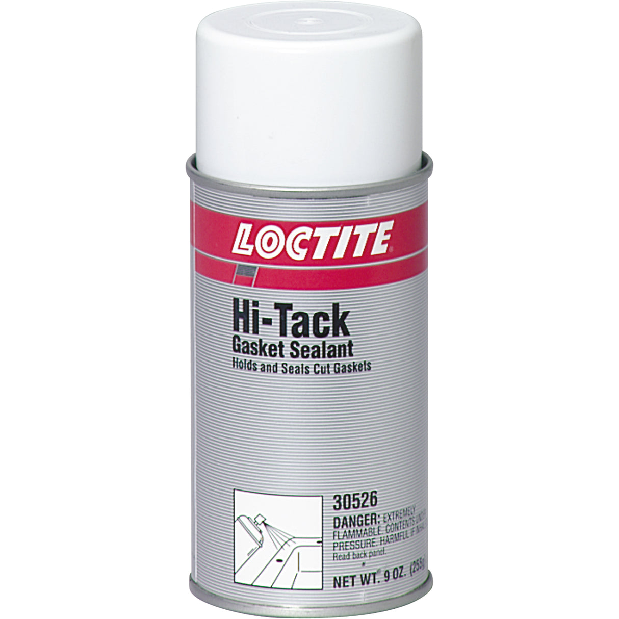 Hi-Tack Gasket Sealant, Aerosol Can, Red