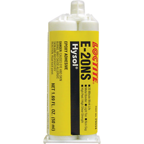 Hysol™ E-20NS Epoxy, Two-Part, Dual Cartridge, 120 g., Tan