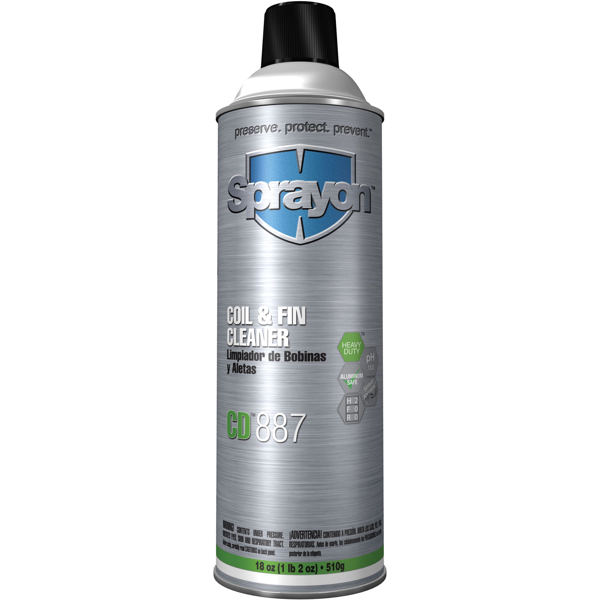 CD887 Coil & Fin Cleaner, 18 oz., Aerosol Can