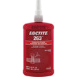 Threadlocker 263 Rapid Cure, Red, High, 250 ml, Bottle