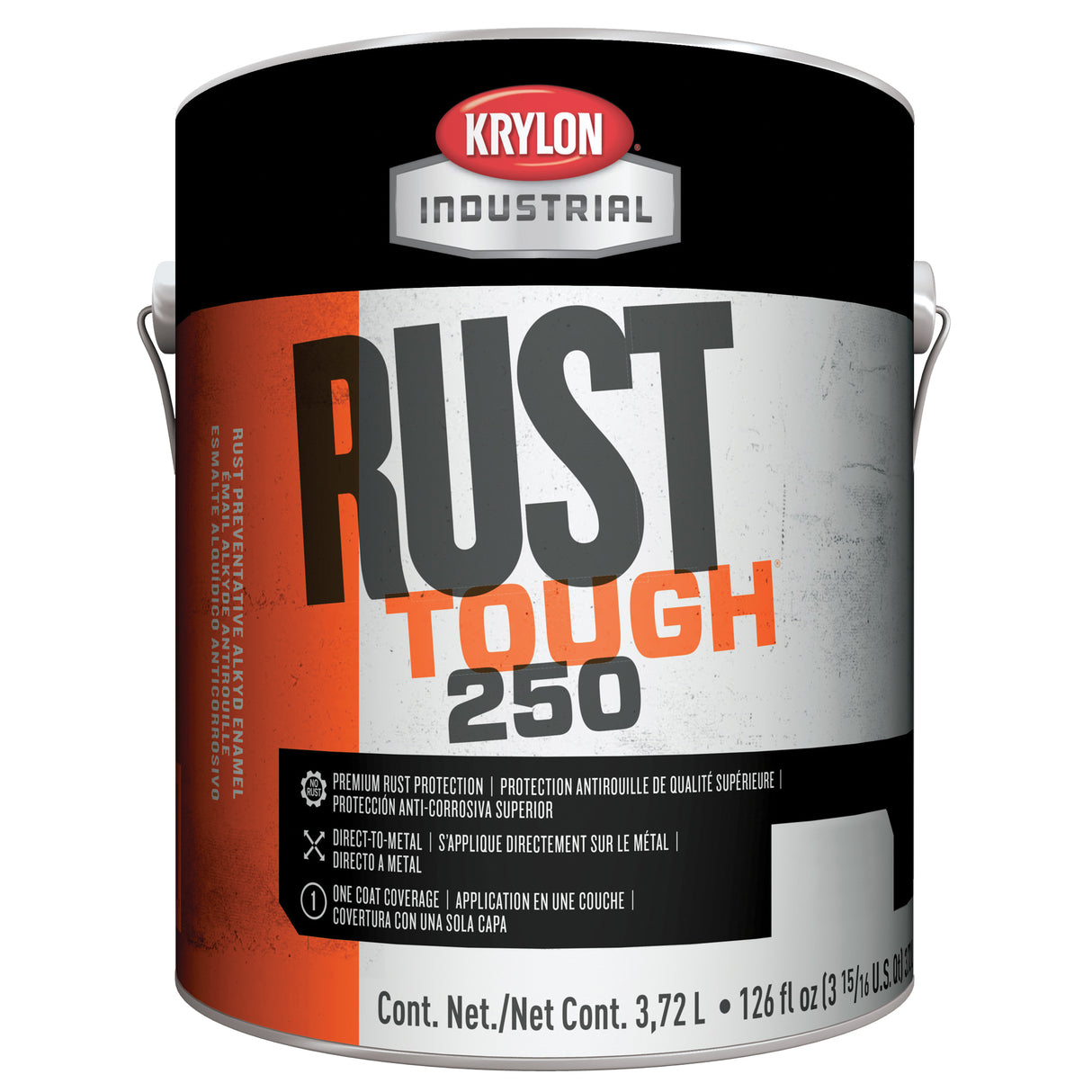 Rust Tough® 250 Acrylic Alkyd Enamel, Light Machinery Gray, Gloss, Gallon