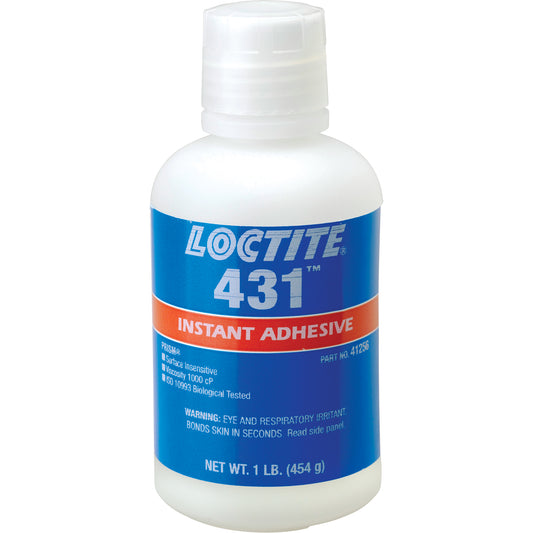 431™ Surface Insensitive Instant Adhesive, Clear, Bottle, 454 g