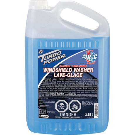 Turbo Power® All-Season Windshield Washer Fluid, Jug, 3.78 L