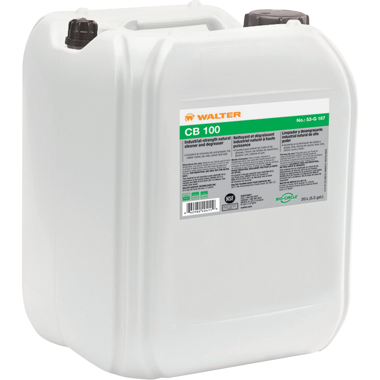 CB 100™ Natural Water-Based Solvent, Pail