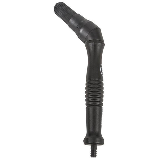 Angled Flow-Through Brush for Parts Washers