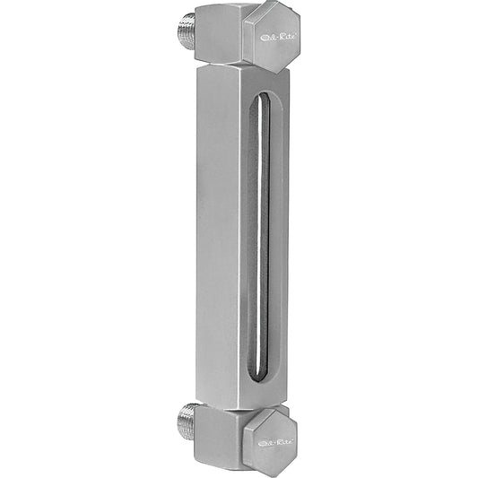 Aluminum Liquid Level Gauge, Threaded, 5" L, 205°F (96.11° C)