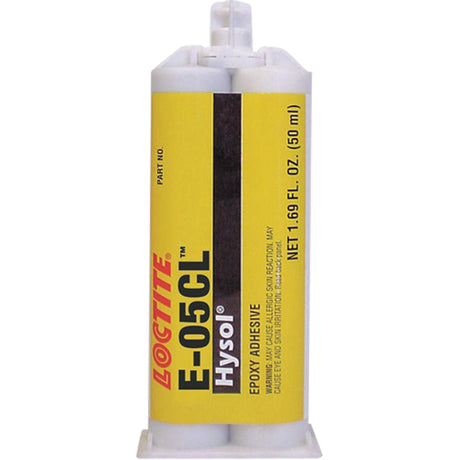 Hysol™ E-05CL Adhesive, 50 ml, Dual Cartridge, Two-Part, Clear