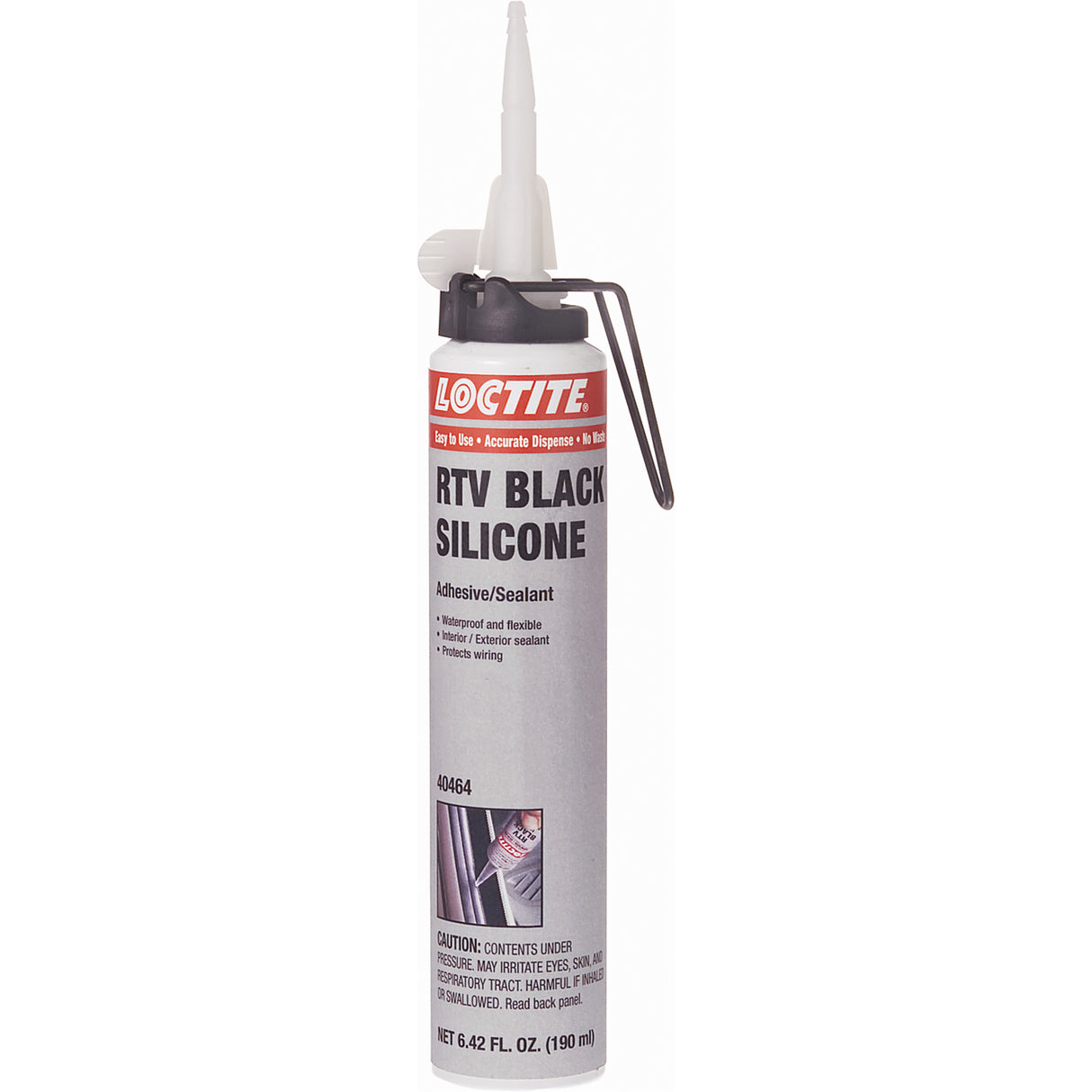 Superflex™ RTV Silicone Adhesive Sealant, Cartridge, Black