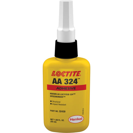 324™ Speedbonder™ Structural Acrylic Adhesive, Two-Part, 50 ml, Bottle, Yellow