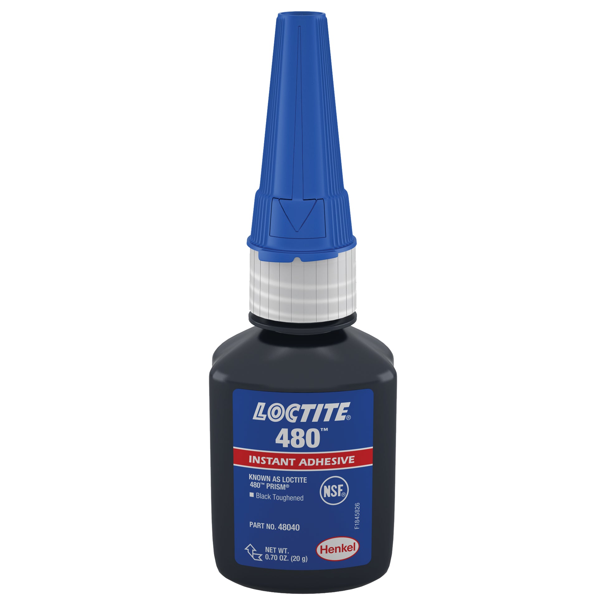 480 Instant Adhesive, Black, Tube, 20 g