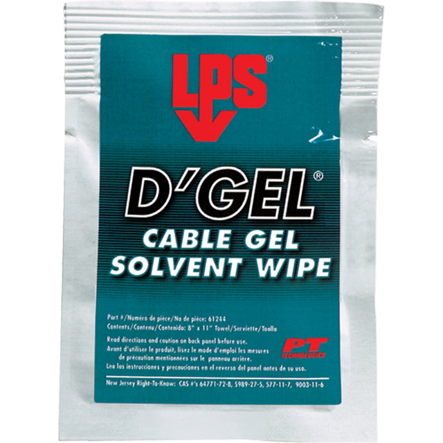 D'Gel® Cable Gel Solvent, Packets