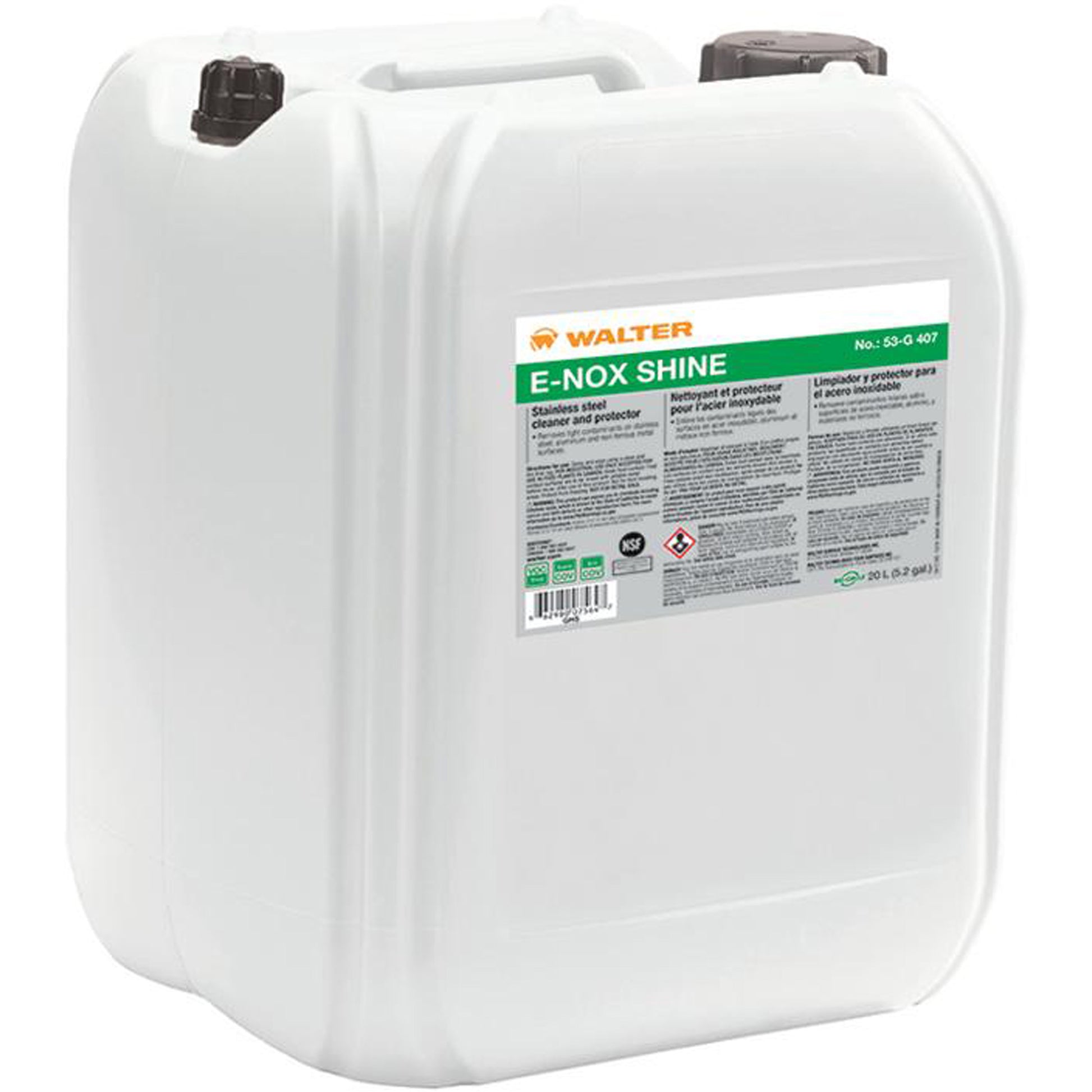 E-Nox Shine™ Stainless Steel Cleaner & Protector, 20 L, Pail