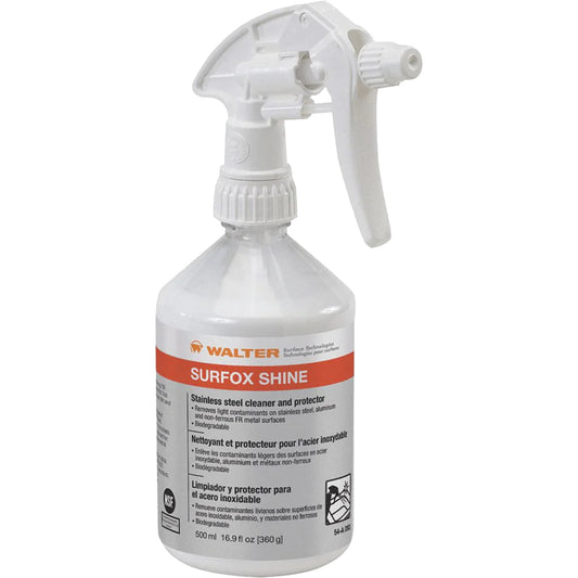 SURFOX™ Shine Stainless Steel Cleaner & Protector, 500 ml, Trigger Bottle