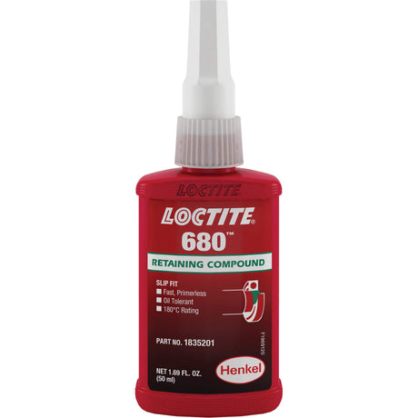 Loctite® 680 Retaining Compound, 50 ml, Bottle, Green