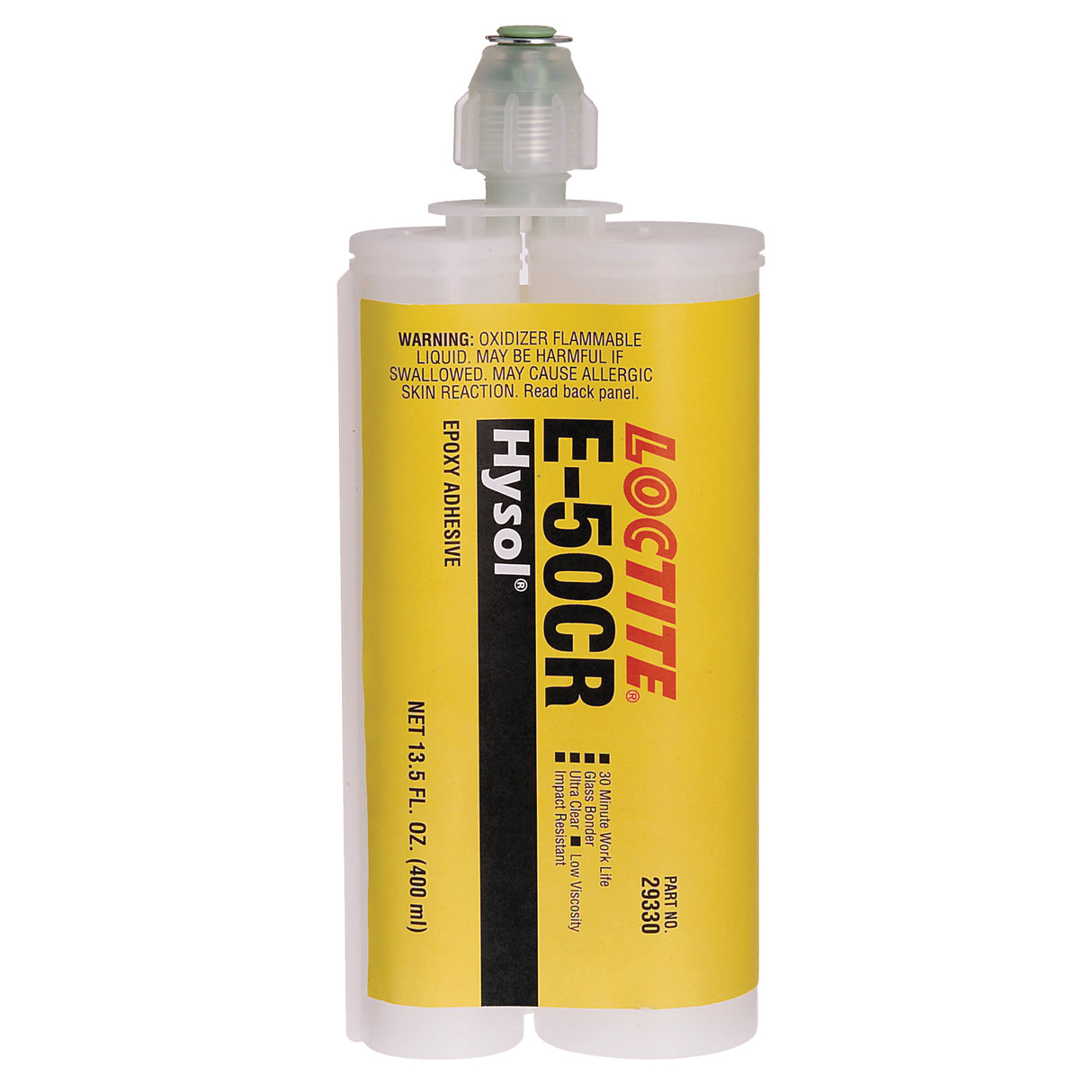 E-30CL™ Structural Adhesive Glass Bonders, 200 ml, Dual Cartridge, Two-Part, Ultra Clear