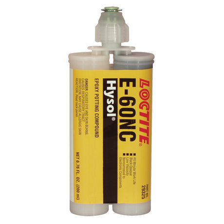 E-60NC™ Electrically Non-Corrosive Structural Adhesives, 200 ml, Dual Cartridge, Two-Part, Black