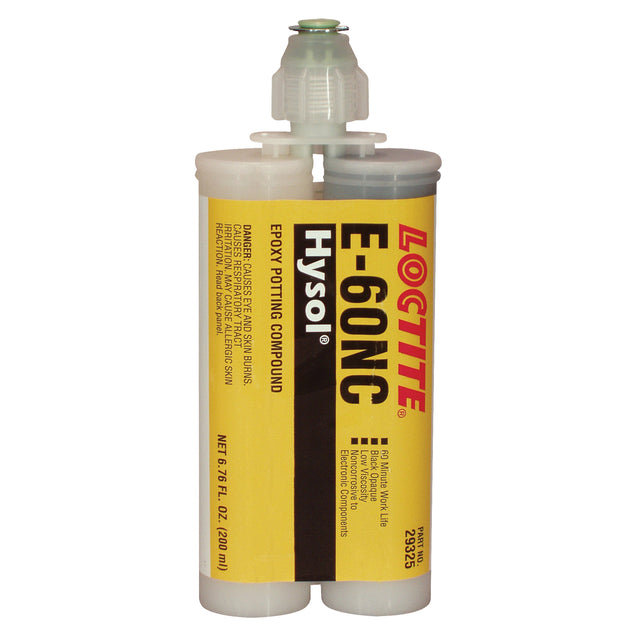 E-60NC™ Electrically Non-Corrosive Structural Adhesives, 200 ml, Dual Cartridge, Two-Part, Black