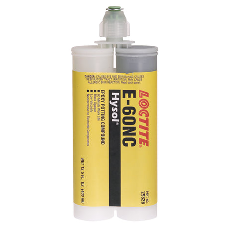 E-60NC™ Electrically Non-Corrosive Structural Adhesives, 400 ml, Dual Cartridge, Two-Part, Black