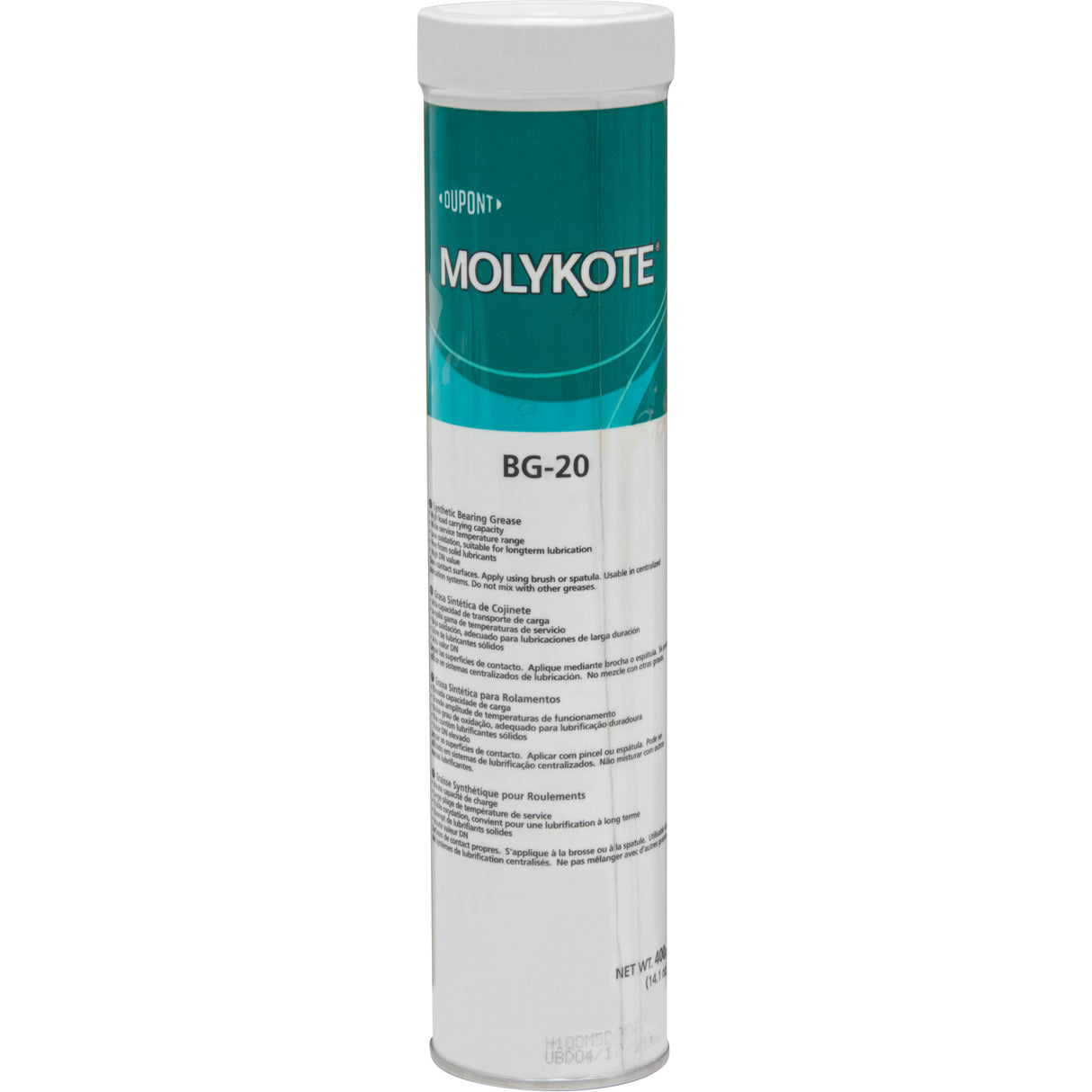 Molykote BG 20 High-Performance Synthetic Grease, 400 g, Cartridge
