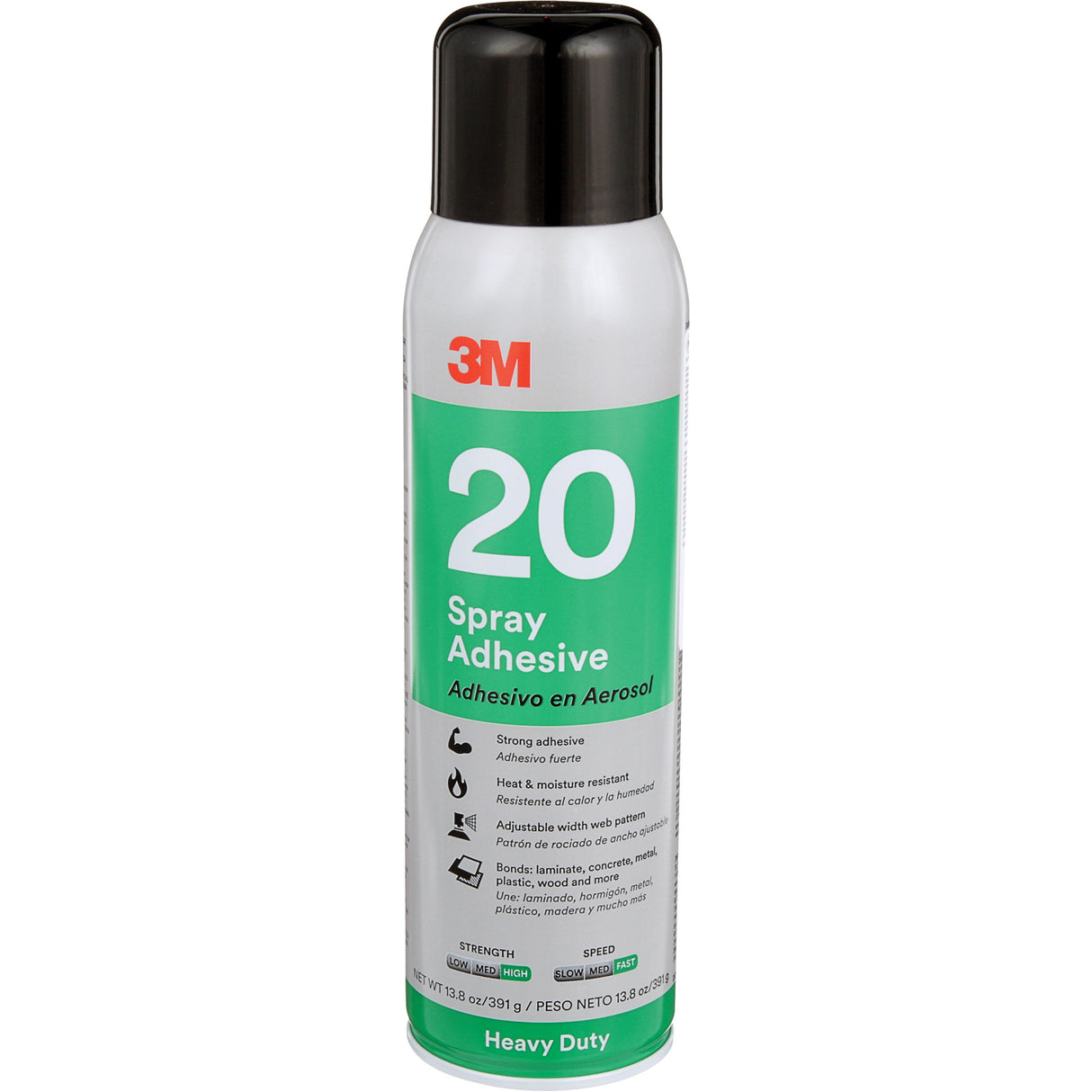 20 Heavy Duty Spray Adhesive, Clear, Aerosol Can