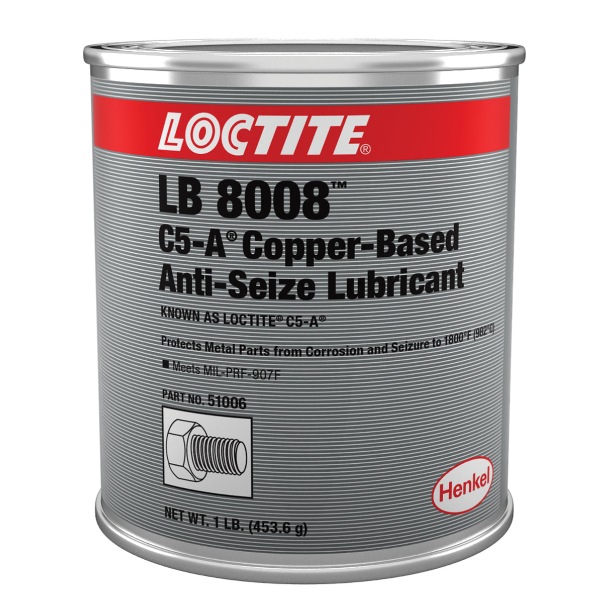 Loctite® C5-A Copper Anti-Seize, 1 lbs., Can, 1800°F (982°C) Max Temp.