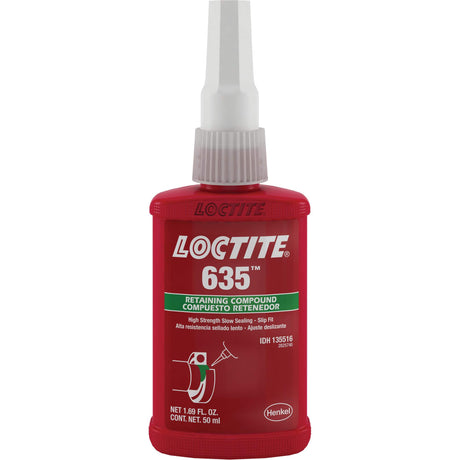 Loctite® 635 Retaining Compound, 50 ml, Bottle, Green