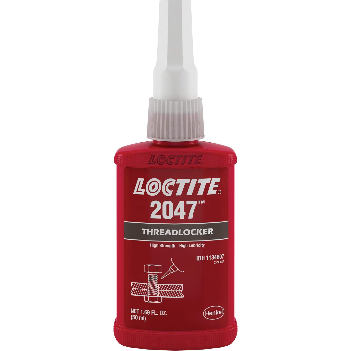 2047 Threadlocker, Black, High, 50 ml, Bottle