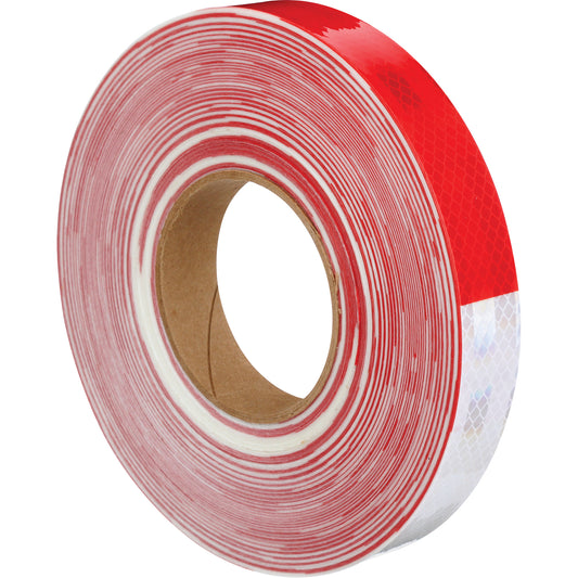 3M 3M™ Diamond Grade™ Marking Tape, 1" W x 150' L, Red & White