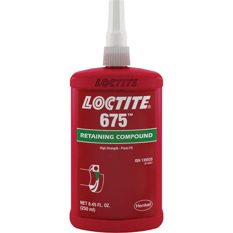 Loctite® 675 Threadlocker, 250 ml, Bottle, Green