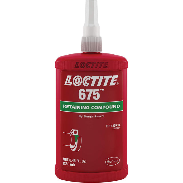 Loctite® 675 Threadlocker, 250 ml, Bottle, Green